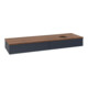 V&B Waschtischunterschrank ohne Frontstruktur -Beleuchtung Antao 160x50cm, WBP-farbe w. wal, md bl. m Lac-3