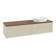 V&B Waschtischunterschrank ohne Frontstruktur -Beleuchtung Antao 160x50cm, WBP-farbe w. wal, si Gr m Lac-3