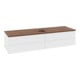 V&B Waschtischunterschrank ohne Frontstruktur -Beleuchtung Antao 160x50cm, WBP-farbe w. wal, wh. m Lac-3