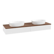 V&B Waschtischunterschrank ohne Frontstruktur -Beleuchtung Antao 160x50cm, WBP-farbe w. wal, wh. m Lac