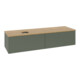 V&B Waschtischunterschrank ohne Frontstruktur -Beleuchtung Antao 160x50cm, WBP hon. Oa, lea gre. m Lac-1