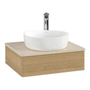 V&B Waschtischunterschrank ohne Frontstruktur -Beleuchtung Antao 60x19x50cm, HL, WBP botti., hon. Oa-3