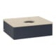 V&B Waschtischunterschrank ohne Frontstruktur -Beleuchtung Antao 60x19x50cm, HL, WBP botti., md bl. m Lac-1