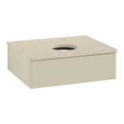 V&B Waschtischunterschrank ohne Frontstruktur -Beleuchtung Antao 60x19x50cm, HL, WBP botti., si Gr m Lac