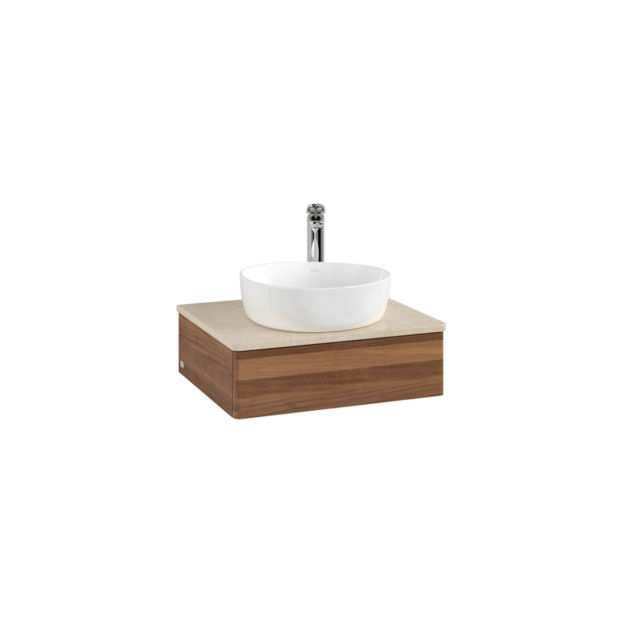 V&B Waschtischunterschrank ohne Frontstruktur -Beleuchtung Antao 60x19x50cm, HL, WBP-farbe botti., w. wal ; Villeroy & Boch
