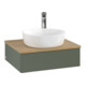V&B Waschtischunterschrank ohne Frontstruktur -Beleuchtung Antao 60x19x50cm, HL, WBP hon. Oa, le g. m Lac-1
