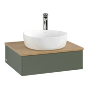 V&B Waschtischunterschrank ohne Frontstruktur -Beleuchtung Antao 60x19x50cm, HL, WBP hon. Oa, le g. m Lac