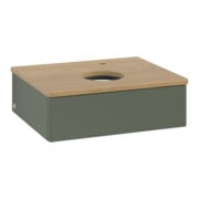 V&B Waschtischunterschrank ohne Frontstruktur -Beleuchtung Antao 60x19x50cm, HL, WBP hon. Oa, le g. m Lac-3