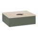 V&B Waschtischunterschrank ohne Frontstruktur -Beleuchtung Antao 60x19x50cm, WBP botti., lea gre. m Lac-1