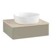 V&B Waschtischunterschrank ohne Frontstruktur -Beleuchtung Antao 60x19x50cm, WBP botti., st. Gr m Lac