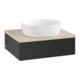V&B Waschtischunterschrank ohne Frontstruktur -Beleuchtung Antao 60x19x50cm, WBP-farbe botti., bla m Lac-1