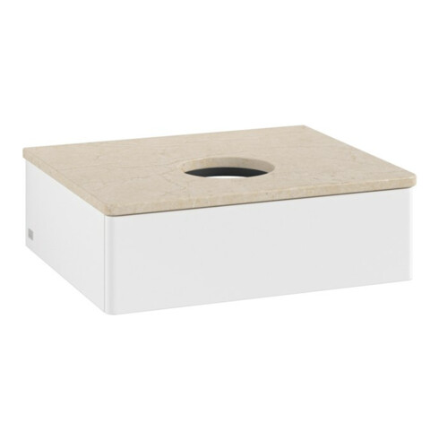 V&B Waschtischunterschrank ohne Frontstruktur -Beleuchtung Antao 60x19x50cm, WBP-farbe botti., wh. m Lac