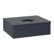 V&B Waschtischunterschrank ohne Frontstruktur -Beleuchtung Antao 60x19x50cm, WBP-farbe Lac, md bl. m Lac