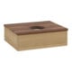 V&B Waschtischunterschrank ohne Frontstruktur -Beleuchtung Antao 60x19x50cm, WBP-farbe w. wal, honey oak-1