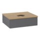 V&B Waschtischunterschrank ohne Frontstruktur -Beleuchtung Antao 60x19x50cm, WBP hon. Oa, Anthrac. m Lac-4