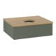 V&B Waschtischunterschrank ohne Frontstruktur -Beleuchtung Antao 60x19x50cm, WBP hon. Oa, lea gre. m Lac-1