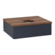 V&B Waschtischunterschrank ohne Frontstruktur -Beleuchtung Antao 60x19x50cm, WBP w. wal, md bl. m Lac-4