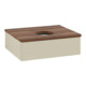 V&B Waschtischunterschrank ohne Frontstruktur -Beleuchtung Antao 60x19x50cm, WBP w. wal, si Gr m Lac-1