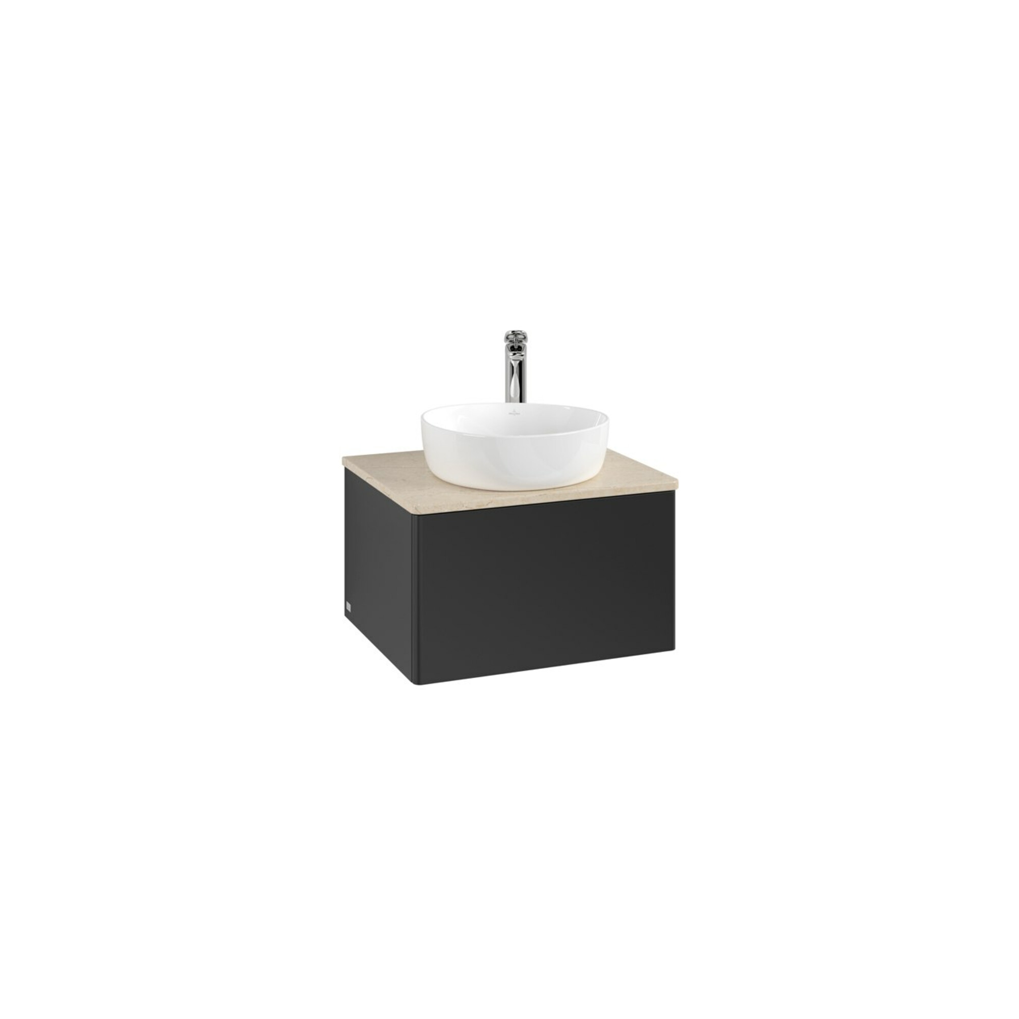 V&B Waschtischunterschrank ohne Frontstruktur -Beleuchtung Antao 60x36x50cm, HL, WBP botti., bla m Lac ; Villeroy & Boch