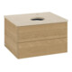 V&B Waschtischunterschrank ohne Frontstruktur -Beleuchtung Antao 60x36x50cm, HL, WBP botti., hon. Oa-1