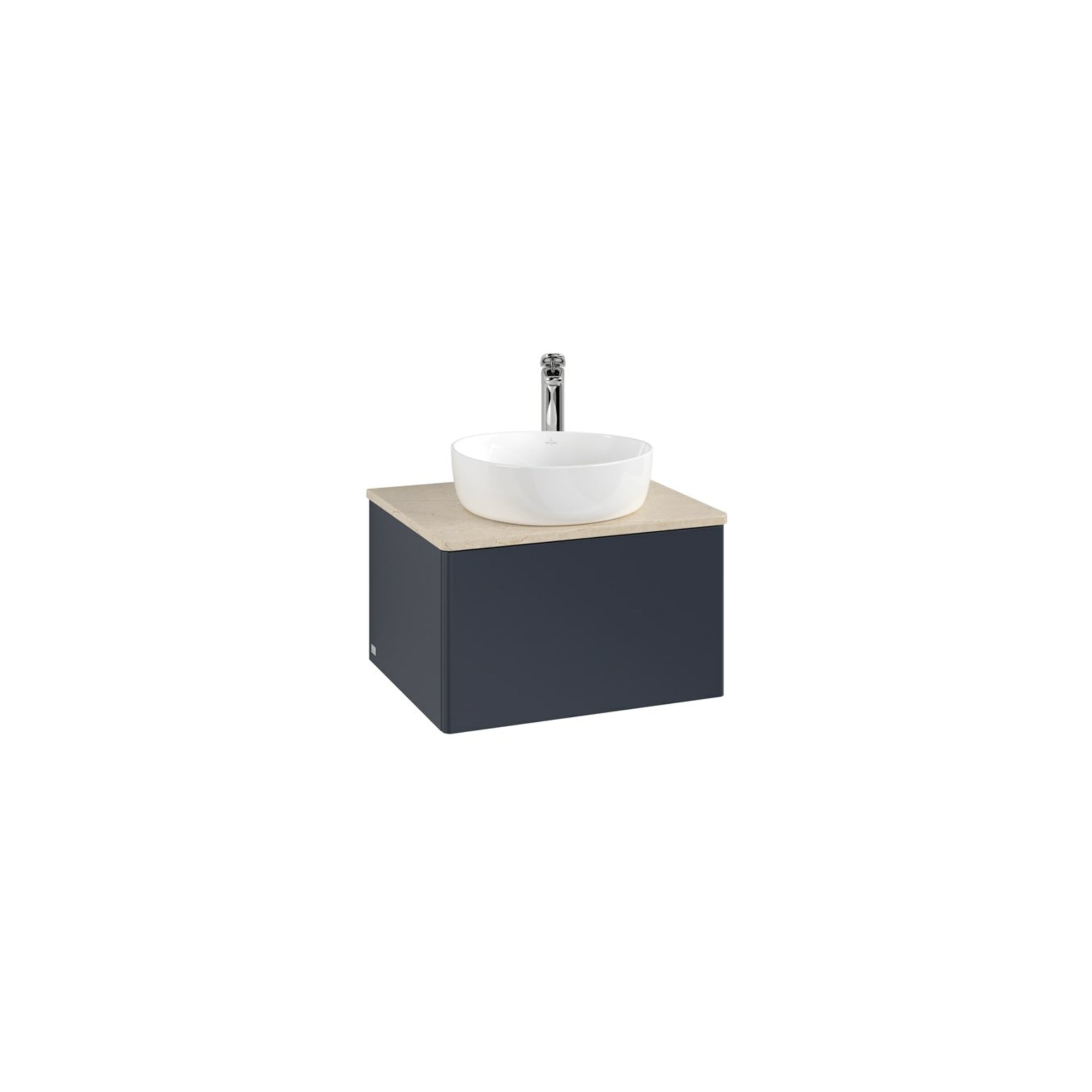 V&B Waschtischunterschrank ohne Frontstruktur -Beleuchtung Antao 60x36x50cm, HL, WBP botti., md bl. m Lac ; Villeroy & Boch