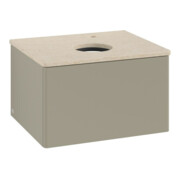 V&B Waschtischunterschrank ohne Frontstruktur -Beleuchtung Antao 60x36x50cm, HL, WBP botti., st. Gr m Lac