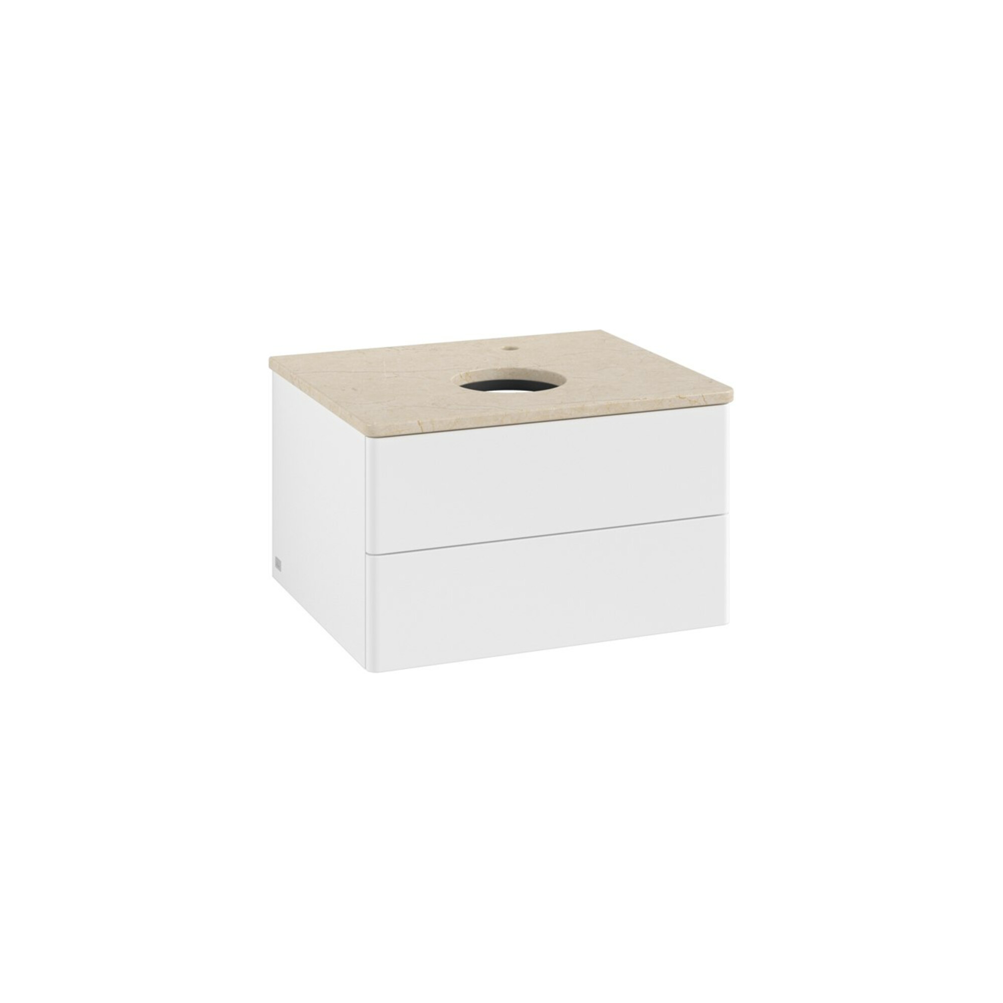 V&B Waschtischunterschrank ohne Frontstruktur -Beleuchtung Antao 60x36x50cm, HL, WBP botti., wh. m Lac ; Villeroy & Boch