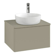 V&B Waschtischunterschrank ohne Frontstruktur -Beleuchtung Antao 60x36x50cm, HL, WBP-farbe Lac, wh. m Lac