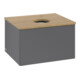 V&B Waschtischunterschrank ohne Frontstruktur -Beleuchtung Antao 60x36x50cm, HL, WBP hon. Oa, A m Lac-1