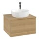 V&B Waschtischunterschrank ohne Frontstruktur -Beleuchtung Antao 60x36x50cm, HL, WBP hon. Oa, hon. Oa