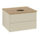 V&B Waschtischunterschrank ohne Frontstruktur -Beleuchtung Antao 60x36x50cm, HL, WBP hon. Oa, si Gr m Lac-1