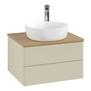 V&B Waschtischunterschrank ohne Frontstruktur -Beleuchtung Antao 60x36x50cm, HL, WBP hon. Oa, si Gr m Lac-3