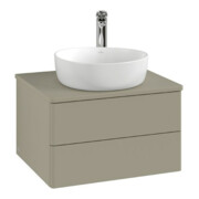 V&B Waschtischunterschrank ohne Frontstruktur -Beleuchtung Antao 60x36x50cm, HL, WBP Lac, md bl. m Lac