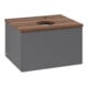 V&B Waschtischunterschrank ohne Frontstruktur -Beleuchtung Antao 60x36x50cm, HL, WBP w wa, Anthrac. m Lac-3