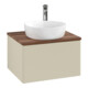 V&B Waschtischunterschrank ohne Frontstruktur -Beleuchtung Antao 60x36x50cm, HL, WBP w. wal, si Gr m Lac-3