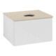 V&B Waschtischunterschrank ohne Frontstruktur -Beleuchtung Antao 60x36x50cm, WBP botti., glo wh. Lac-3