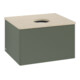V&B Waschtischunterschrank ohne Frontstruktur -Beleuchtung Antao 60x36x50cm, WBP botti., lea gre. m Lac-3