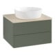 V&B Waschtischunterschrank ohne Frontstruktur -Beleuchtung Antao 60x36x50cm, WBP botti., lea gre. m Lac-1