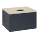 V&B Waschtischunterschrank ohne Frontstruktur -Beleuchtung Antao 60x36x50cm, WBP botti., md bl. m Lac-3