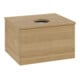 V&B Waschtischunterschrank ohne Frontstruktur -Beleuchtung Antao 60x36x50cm, WBP-farbe hon. Oa, honey oak