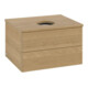 V&B Waschtischunterschrank ohne Frontstruktur -Beleuchtung Antao 60x36x50cm, WBP-farbe hon. Oa, honey oak-1