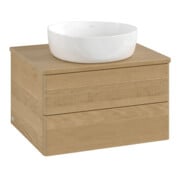 V&B Waschtischunterschrank ohne Frontstruktur -Beleuchtung Antao 60x36x50cm, WBP-farbe hon. Oa, honey oak-3