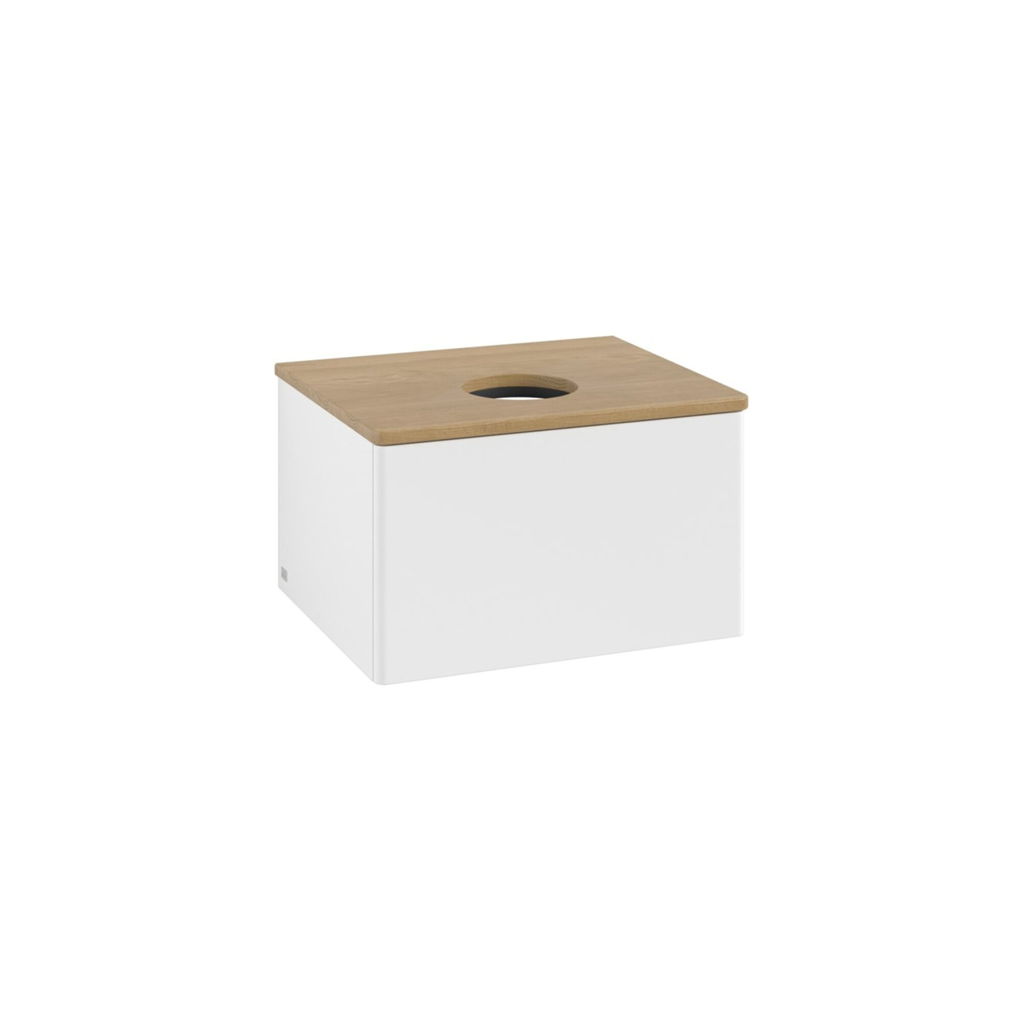 V&B Waschtischunterschrank ohne Frontstruktur -Beleuchtung Antao 60x36x50cm, WBP-farbe hon. Oa, wh. m Lac ; Villeroy & Boch