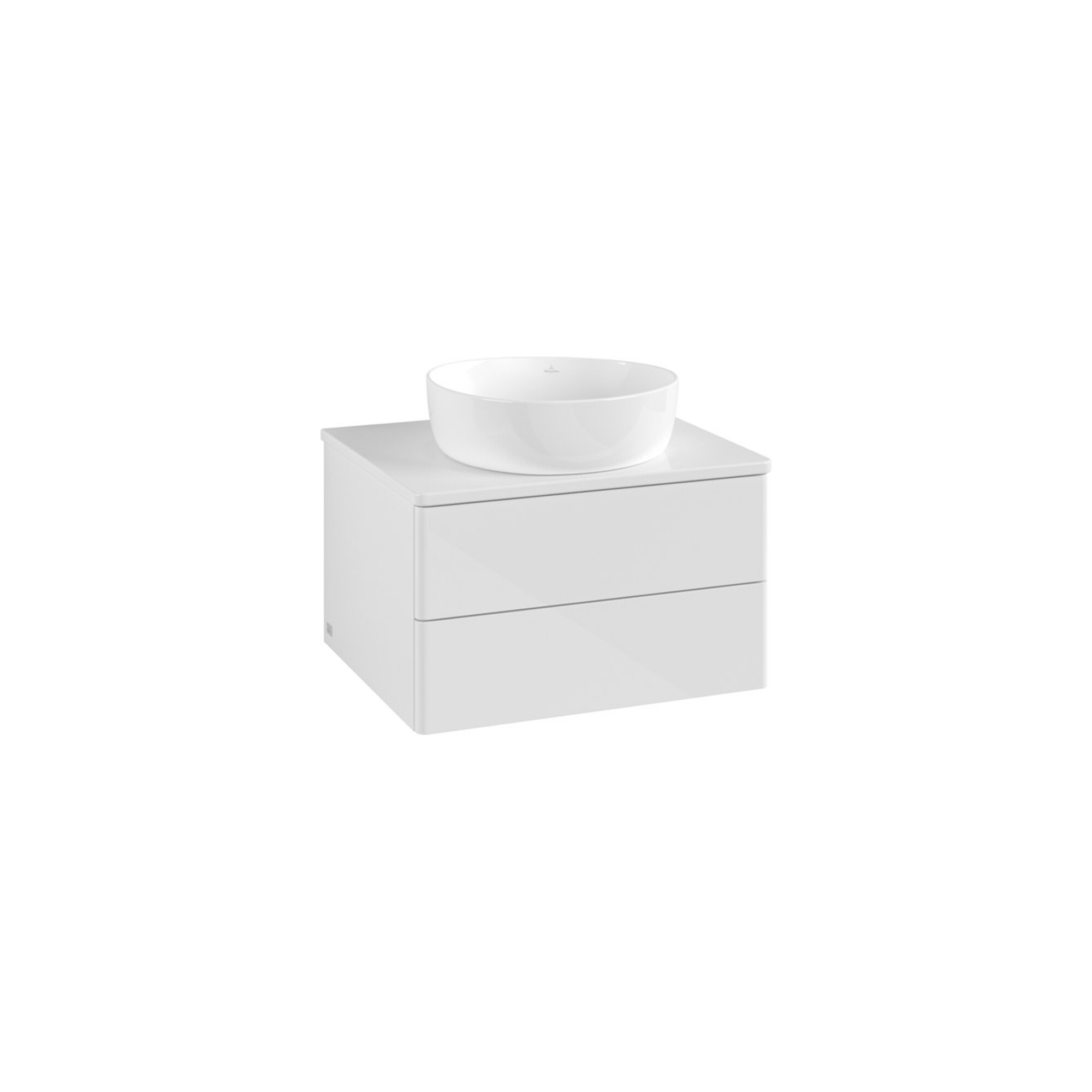 V&B Waschtischunterschrank ohne Frontstruktur -Beleuchtung Antao 60x36x50cm, WBP-farbe Lac, glo wh. Lac ; Villeroy & Boch