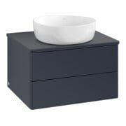 V&B Waschtischunterschrank ohne Frontstruktur -Beleuchtung Antao 60x36x50cm, WBP-farbe Lac, md bl. m Lac