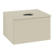 V&B Waschtischunterschrank ohne Frontstruktur -Beleuchtung Antao 60x36x50cm, WBP-farbe Lac, si Gr m Lac