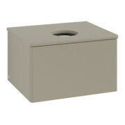 V&B Waschtischunterschrank ohne Frontstruktur -Beleuchtung Antao 60x36x50cm, WBP-farbe Lac, st. Gr m Lac