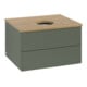 V&B Waschtischunterschrank ohne Frontstruktur -Beleuchtung Antao 60x36x50cm, WBP hon. Oa, lea gre. m Lac-3