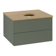 V&B Waschtischunterschrank ohne Frontstruktur -Beleuchtung Antao 60x36x50cm, WBP hon. Oa, lea gre. m Lac-3