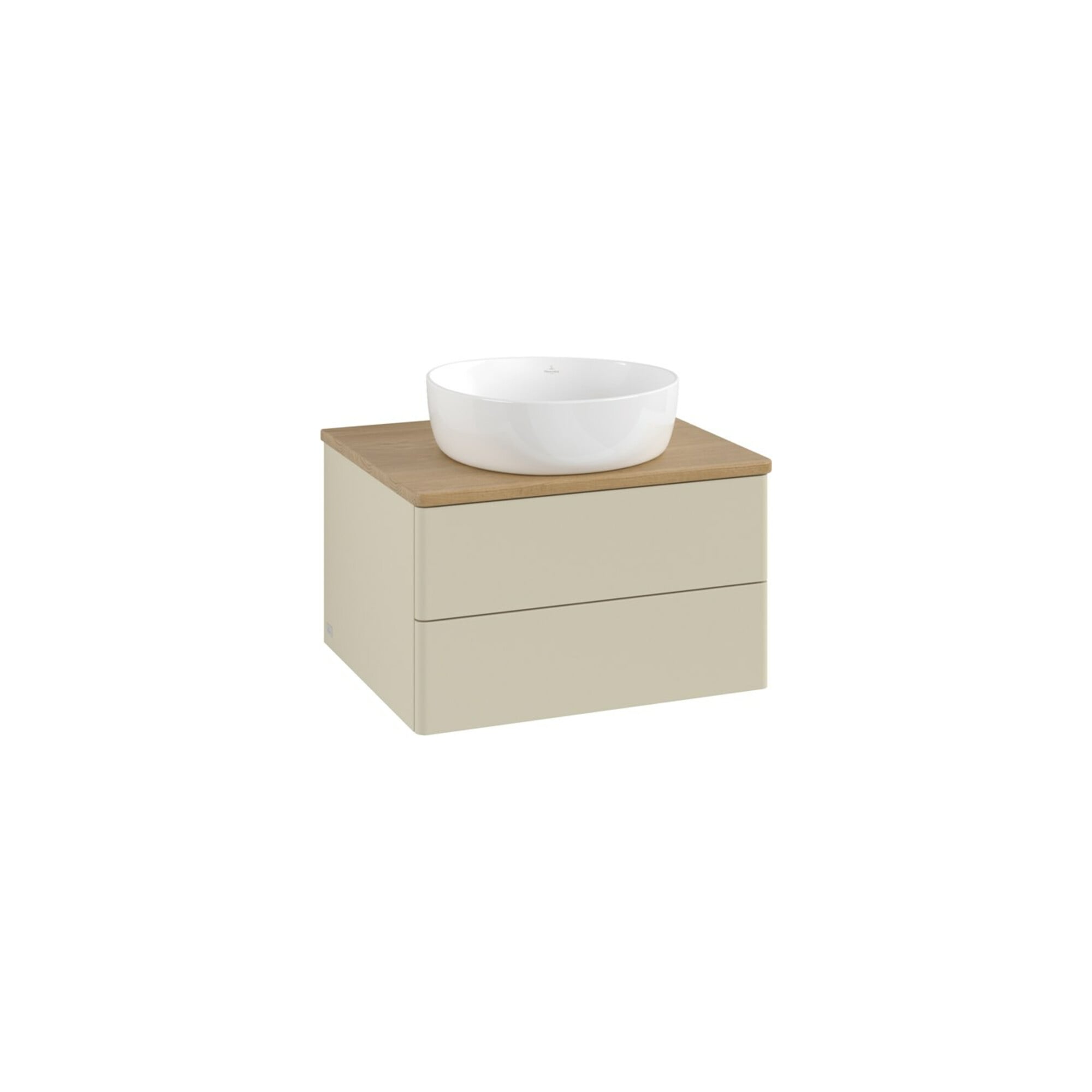 V&B Waschtischunterschrank ohne Frontstruktur -Beleuchtung Antao 60x36x50cm, WBP hon. Oa, si Gr m Lac ; Villeroy & Boch